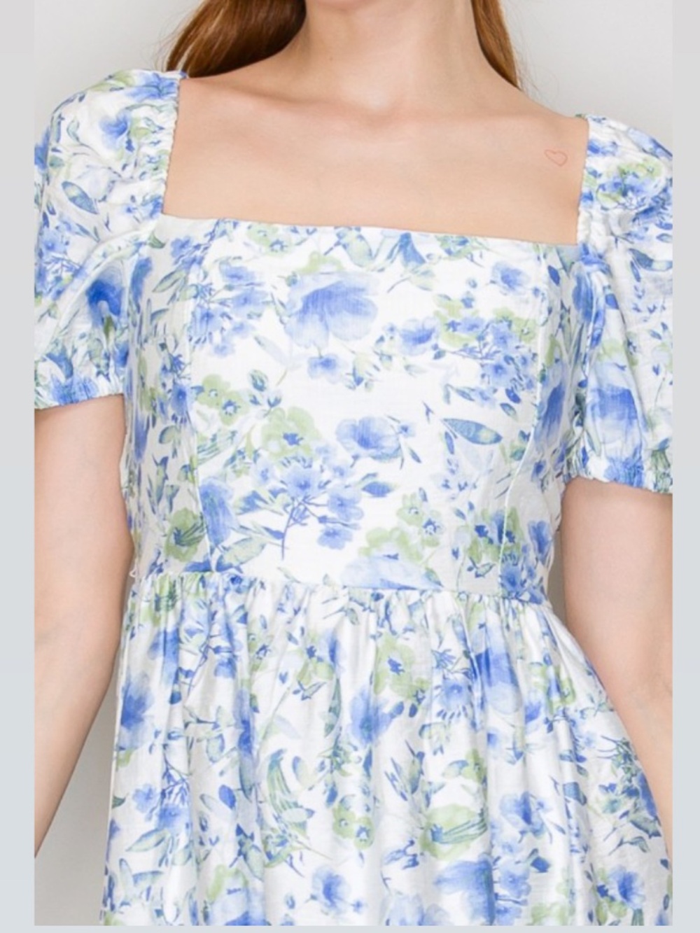 Floral Crossed Back Midi Dress NWT - Picture 2 of 3